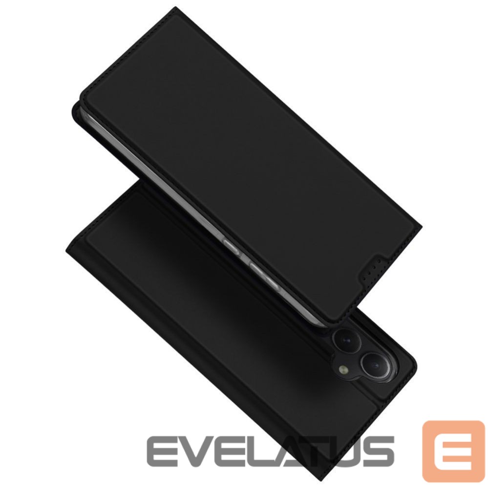 Aizmugurējais vāciņš Dux Ducis - Dux Ducis Skin Pro case with flap and card slot for Samsung Galaxy A55 5G - black