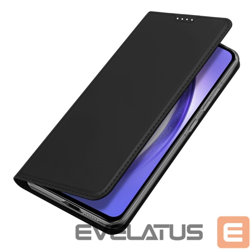 Aizmugurējais vāciņš Dux Ducis - Dux Ducis Skin Pro case with flap and card slot for Samsung Galaxy A55 5G - black