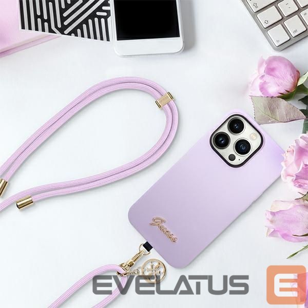 Cits mobilo telefonu aksesuārs Guess Guess CBDY Cord phone strap - lilac