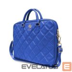 Cits mobilo telefonu aksesuārs Guess  Guess Quilted 4G bag for a 16" laptop - blue 