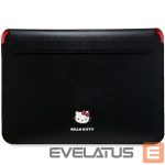 Cits mobilo telefonu aksesuārs Hello Kitty  Hello Kitty PU Metal Logo case for a 14" laptop - black 