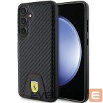 Cits mobilo telefonu aksesuārs Ferrari  Ferrari Carbon Stitched Bottom case for Samsung Galaxy S24+ - black