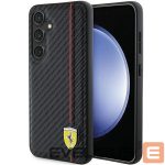 Cits mobilo telefonu aksesuārs Ferrari  Ferrari Carbon Printed Line case for Samsung Galaxy S24 - black