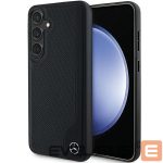 Cits mobilo telefonu aksesuārs Mercedes-Benz  Mercedes Leather Debossed Line MagSafe case for Samsung Galaxy S24 - black 