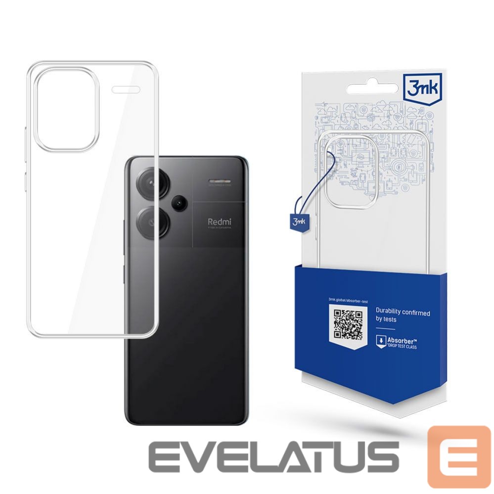 Cits mobilo telefonu aksesuārs 3MK 3mk Clear Case for Xiaomi Redmi Note 13 Pro+ - transparent