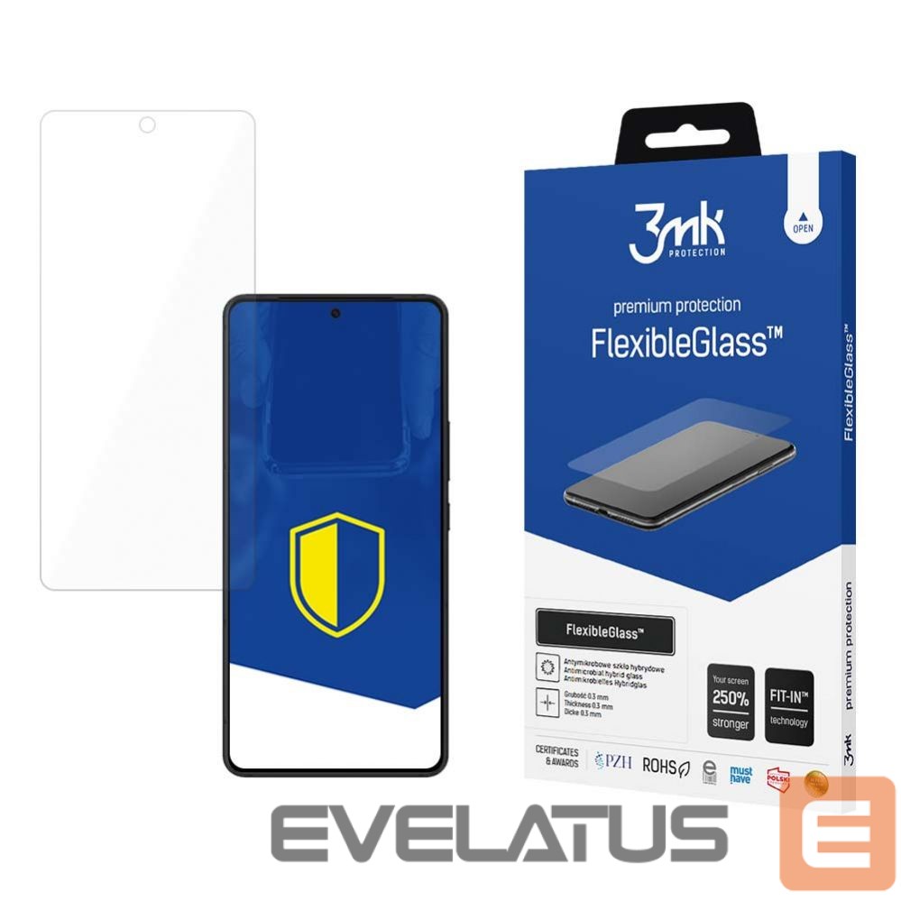 Cits mobilo telefonu aksesuārs 3MK 3mk FlexibleGlass hybrid glass for Asus ROG Phone 8/8 Pro