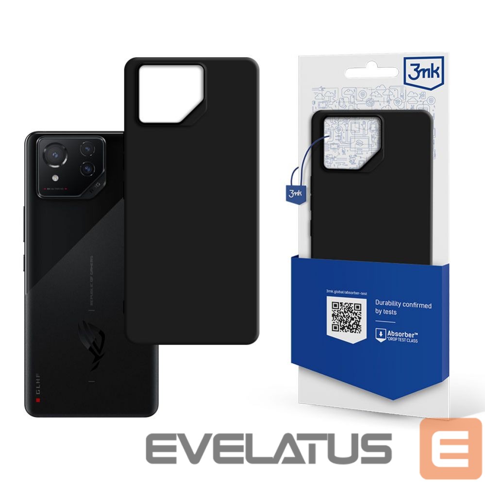 Cits mobilo telefonu aksesuārs 3MK 3mk Matt Case for Asus ROG Phone 8 - black
