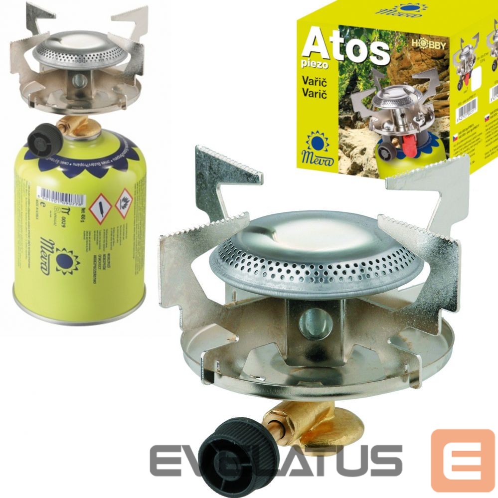 Cits mobilo telefonu aksesuārs Meva Gas tourist stove for gas cartridges with 7/16" thread ATOS 1.8kW