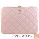 Cits mobilo telefonu aksesuārs Guess  Guess Quilted 4G cover for a 14" laptop - pink 