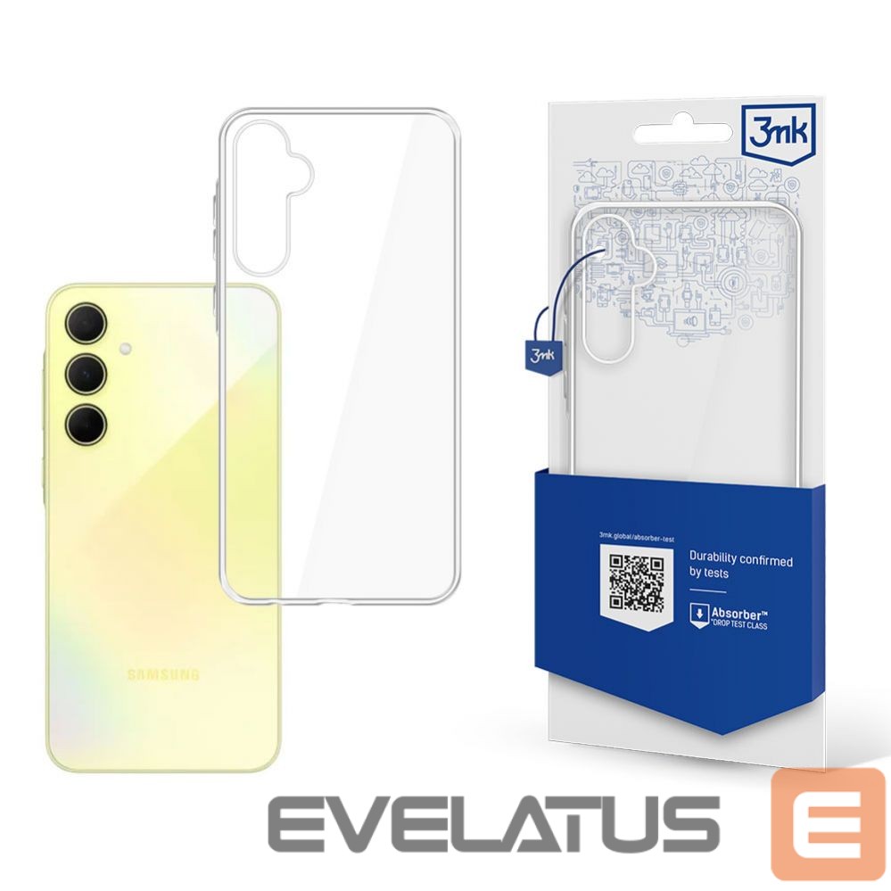 Cits mobilo telefonu aksesuārs 3MK 3mk Clear Case for Samsung Galaxy A35 5G - transparent