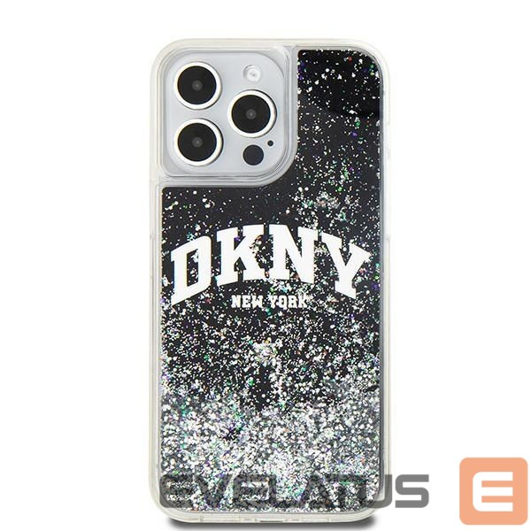 Aizmugurējais vāciņš DKNY DKNY Liquid Glitter Big Logo iPhone 14 Pro Max Case - Black
