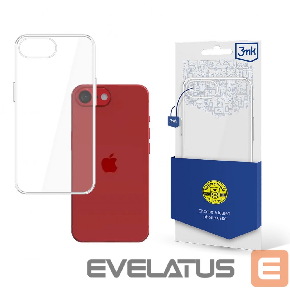 Cits mobilo telefonu aksesuārs 3MK 3mk Clear Case for iPhone SE 4 - transparent