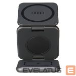 Cits mobilo telefonu aksesuārs Audi  Audi Big Logo foldable inductive charger 3in1 0 - gray