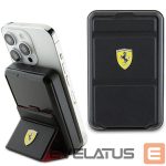 Cits mobilo telefonu aksesuārs Ferrari  Powerbank Ferrari Metal Logo MagSafe induction 15W 10000 mAh with stand function - black