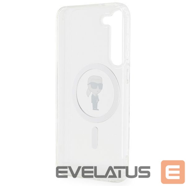 Cits mobilo telefonu aksesuārs Karl Lagerfeld Karl Lagerfeld IML Ikonik MagSafe case for Samsung Galaxy S24+ - transparent