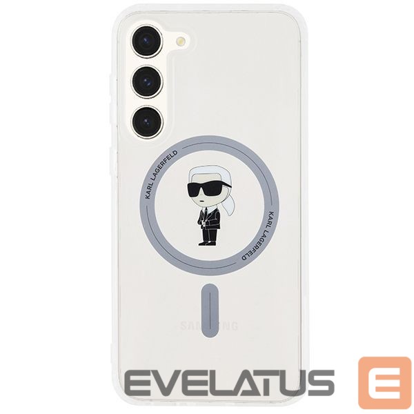 Cits mobilo telefonu aksesuārs Karl Lagerfeld Karl Lagerfeld IML Ikonik MagSafe case for Samsung Galaxy S24+ - transparent