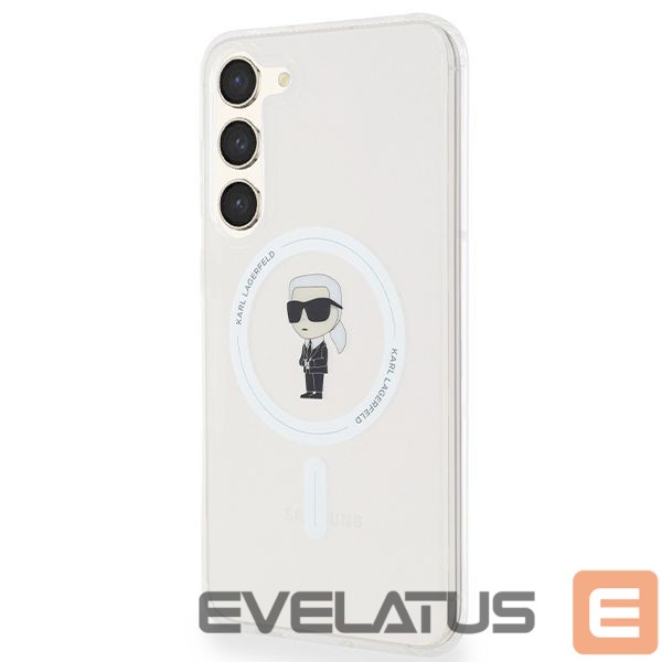 Cits mobilo telefonu aksesuārs Karl Lagerfeld Karl Lagerfeld IML Ikonik MagSafe case for Samsung Galaxy S24+ - transparent
