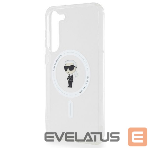 Cits mobilo telefonu aksesuārs Karl Lagerfeld Karl Lagerfeld IML Ikonik MagSafe case for Samsung Galaxy S24+ - transparent