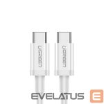 Kabelis Ugreen  Ugreen US264 60518 USB-C / USB-C PD QC AFC Cable 1m White