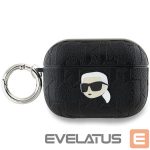Cits mobilo telefonu aksesuārs Karl Lagerfeld  Karl Lagerfeld Monogram Karl Head case for AirPods Pro 2 - black 