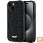 Cits mobilo telefonu aksesuārs DKNY  DKNY 3D Rubber Repeat Pattern case for iPhone 15/14/13 - black 
