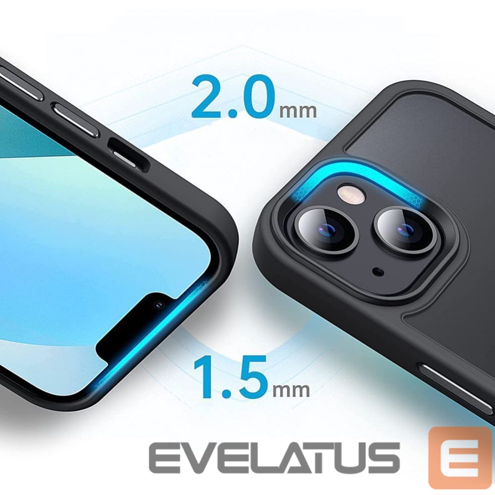 Aizmugurējais vāciņš Tech-Protect Black || Semi-transparent