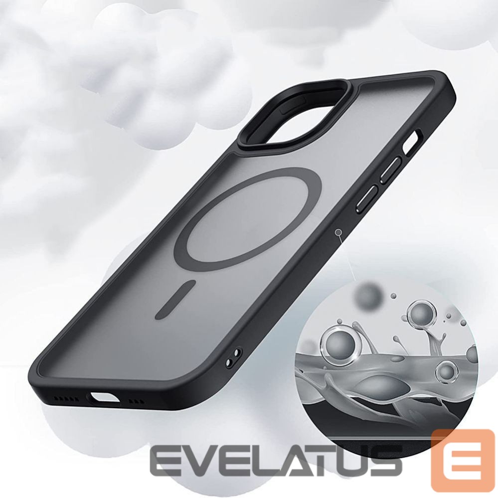 Aizmugurējais vāciņš Tech-Protect Black || Semi-transparent