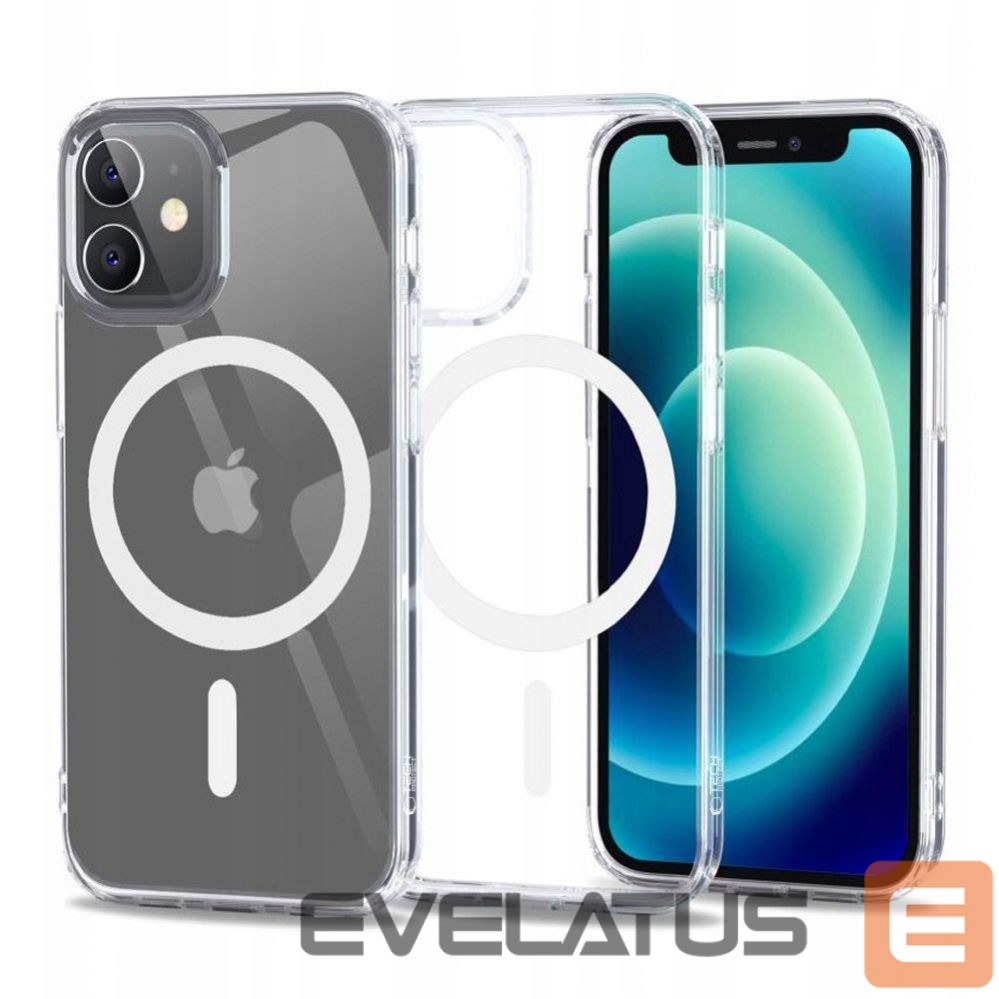 Aizmugurējais vāciņš Tech-Protect Tech-Protect FlexAir Hybrid MagSafe Case for iPhone 12 mini - Clear