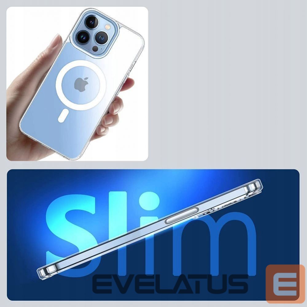 Aizmugurējais vāciņš Tech-Protect Tech-Protect FlexAir Hybrid MagSafe Case for iPhone 12 mini - Clear