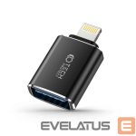 Adapteris Tech-Protect  Tech-Protect UltraBoost Lightning (Male) / USB-A (Female) OTG Adapter - Black 