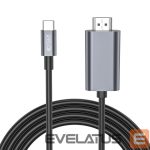Kabelis Tech-Protect  Tech-Protect UltraBoost USB-C / HDMI 4K 60Hz Cable 2m - Black 