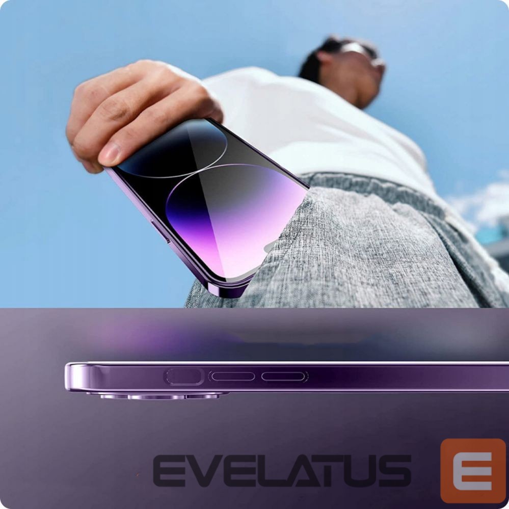 Aizmugurējais vāciņš Tech-Protect Tech-Protect MagShine Line MagSafe iPhone 14 Case - Purple