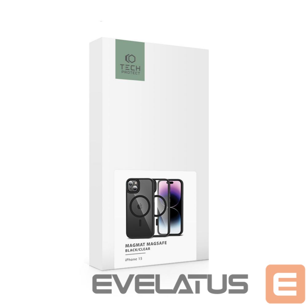 Aizmugurējais vāciņš Tech-Protect Transparent || Black