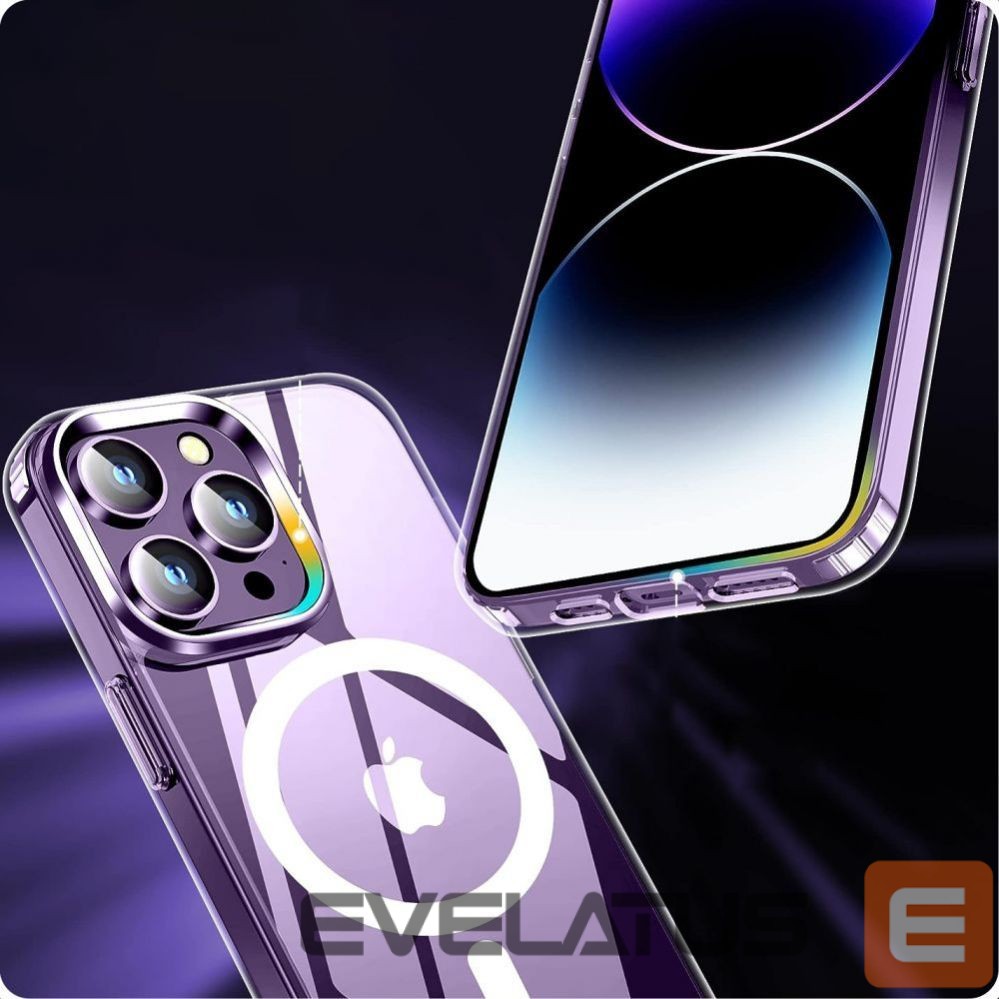 Aizmugurējais vāciņš Tech-Protect Tech-Protect FlexAir Hybrid MagSafe Case for iPhone 15 Pro - Clear