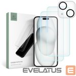 Aizsargstikls Tech-Protect  Tech-Protect Supreme Set for iPhone 15 2x tempered glass for display / tempered glass for camera 