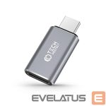 Adapteris Tech-Protect  Tech-Protect UltraBoost USB-C (Male) / Lightning (Female) Adapter - Gray 