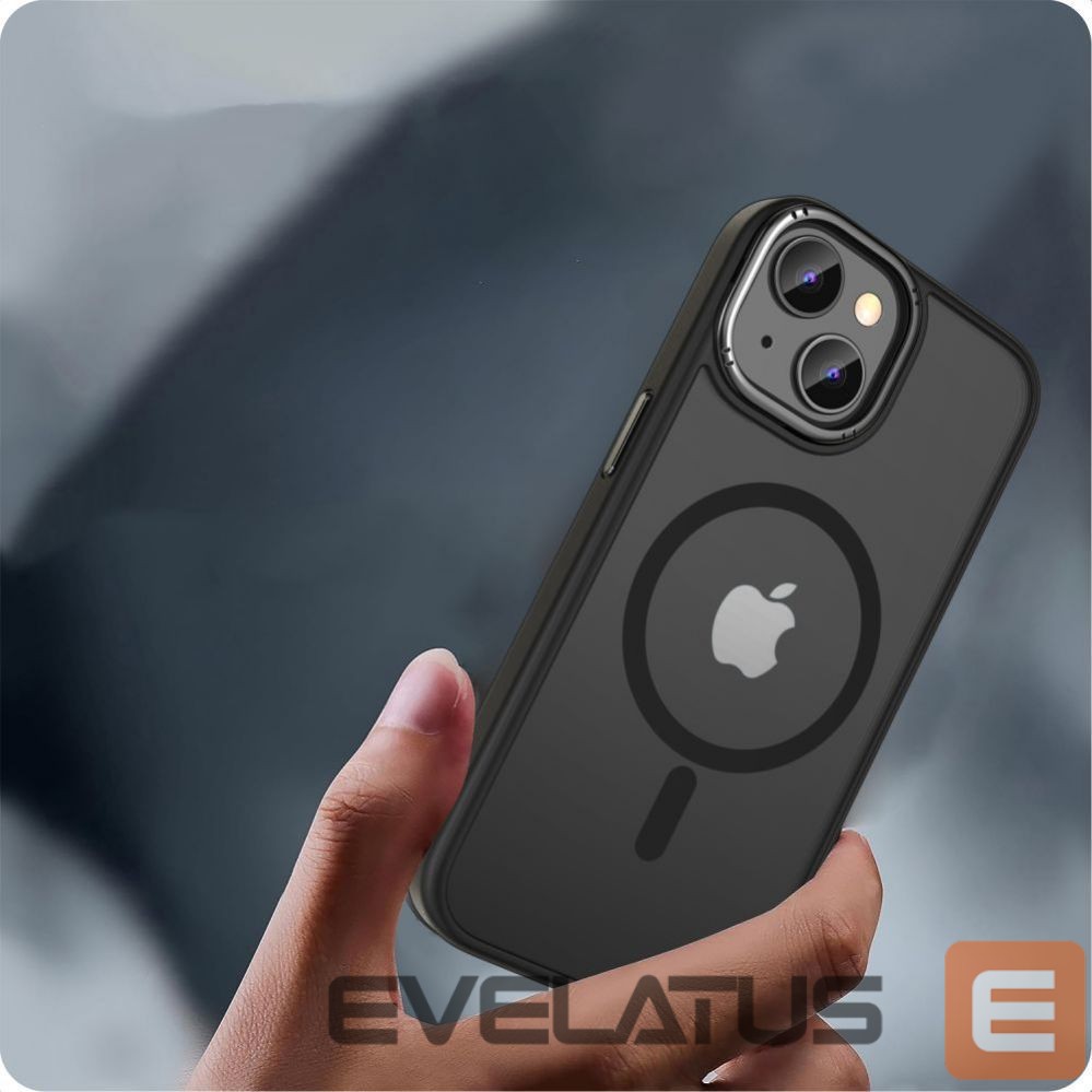 Aizmugurējais vāciņš Tech-Protect Tech-Protect MagMat 2 MagSafe iPhone 15 Case - Matte Black