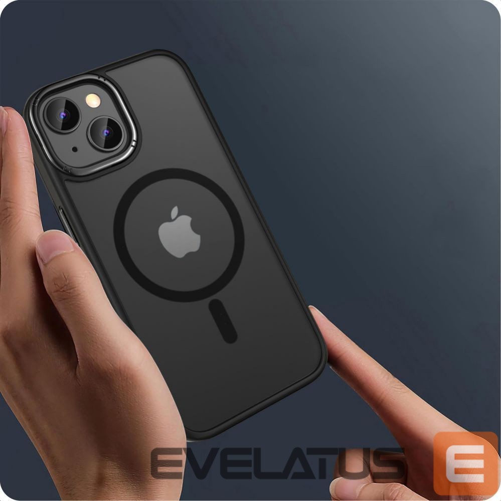 Aizmugurējais vāciņš Tech-Protect Tech-Protect MagMat 2 MagSafe iPhone 15 Case - Matte Black