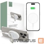Adapteris Tech-Protect  Tech-Protect QI15W-A33 Inductive Charger with MagSafe and Stand with USB-A / USB-C Cable - White 