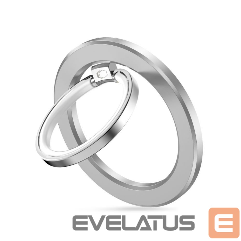 Auto turētājs Tech-Protect Tech-Protect MMR300 magnetic holder/ring with MagSafe - silver