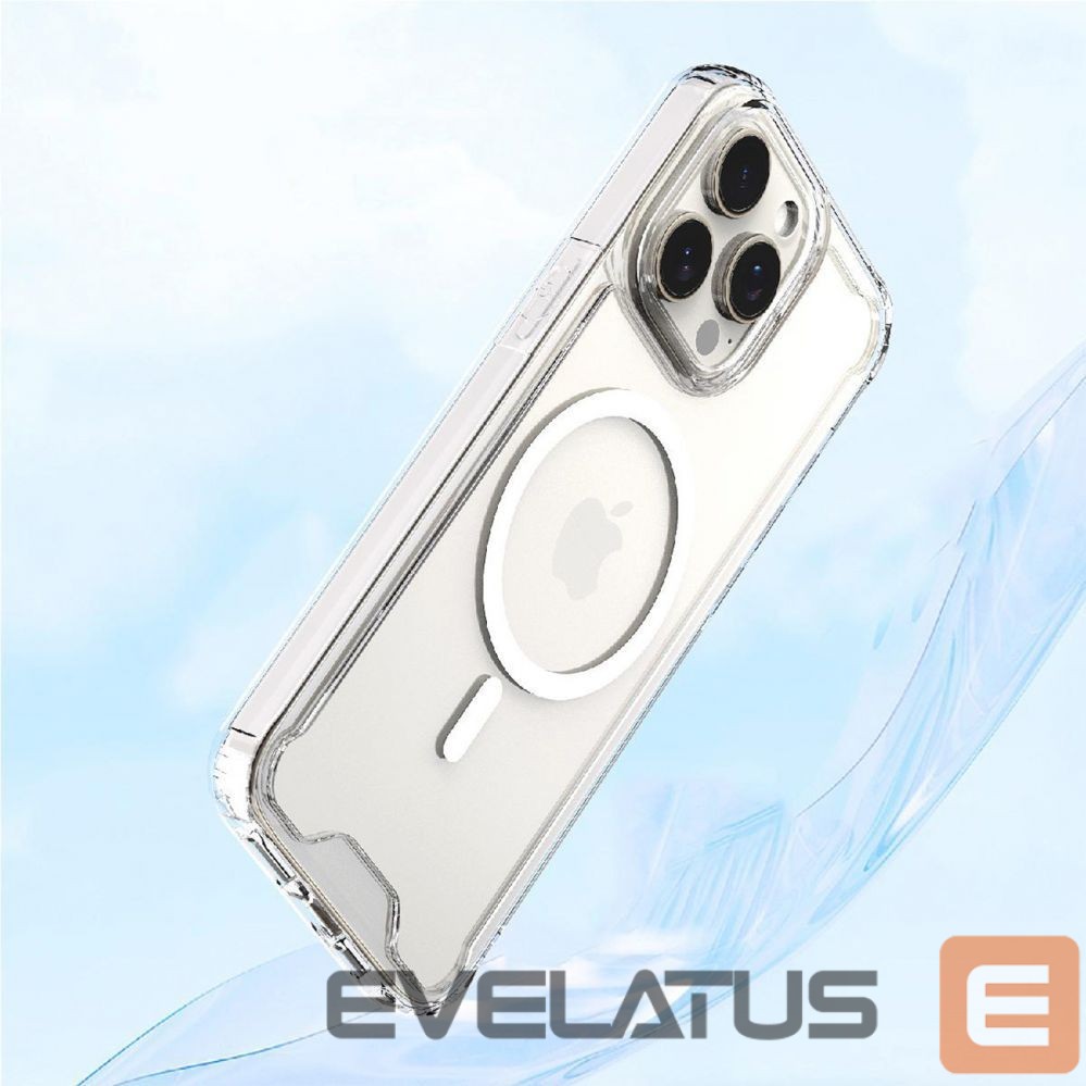 Aizmugurējais vāciņš Hurtel Clear Corner Case MagSafe for iPhone 16 Pro - transparent