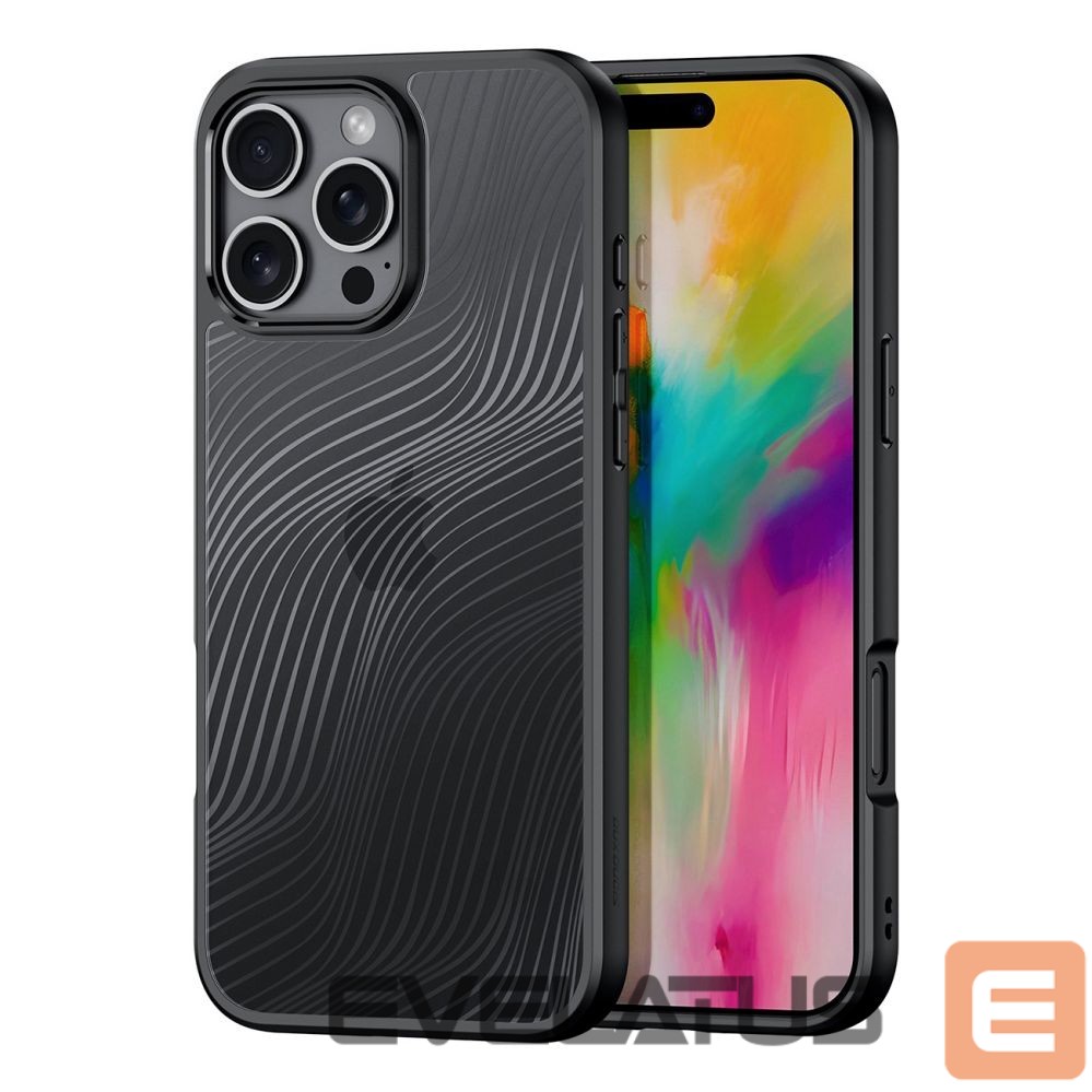 Aizmugurējais vāciņš Dux Ducis Dux Ducis Aimo Case for iPhone 16 Pro Max - Black