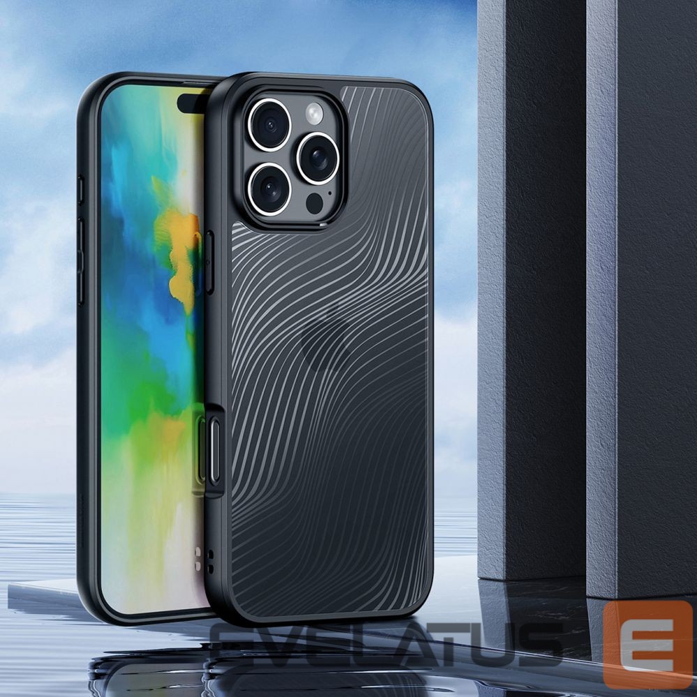 Aizmugurējais vāciņš Dux Ducis Dux Ducis Aimo Case for iPhone 16 Pro Max - Black