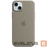 Aizmugurējais vāciņš Apple  Etui Apple MT0Q3ZM/A iPhone 15 / 14 / 13 6.1" MagSafe popielaty brąz/clay Silicone Case