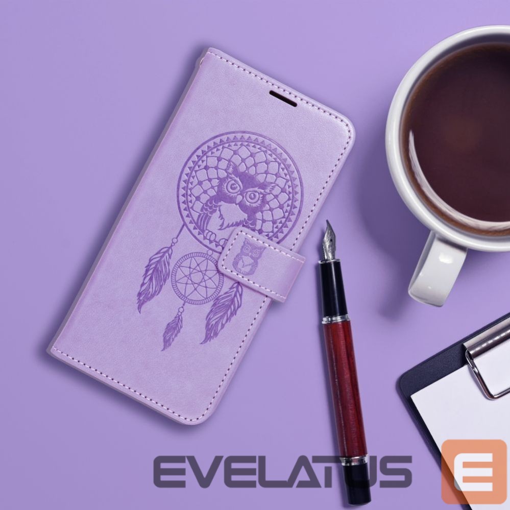 Aizmugurējais vāciņš OEM - Flip case for Xiaomi Redmi NOTE 13 PRO 5G Mezzo Book dreamcatcher violet