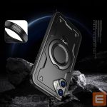 Aizmugurējais vāciņš Hurtel  Hybrid Armor Trendy Case with MagSafe for iPhone 16 Plus - Black 