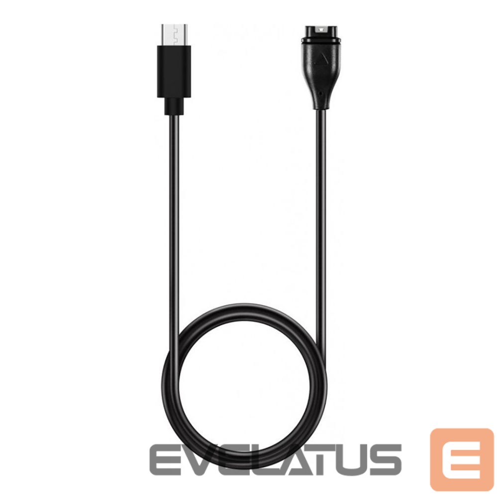 Adapteris Hurtel Magnetic Charger for Garmin Smartwatches with USB-C - Black