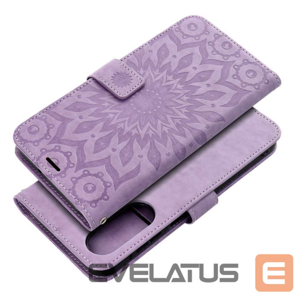 Aizmugurējais vāciņš OEM - Flip case for Samsung A56 5G Mezzo Book mandala violet