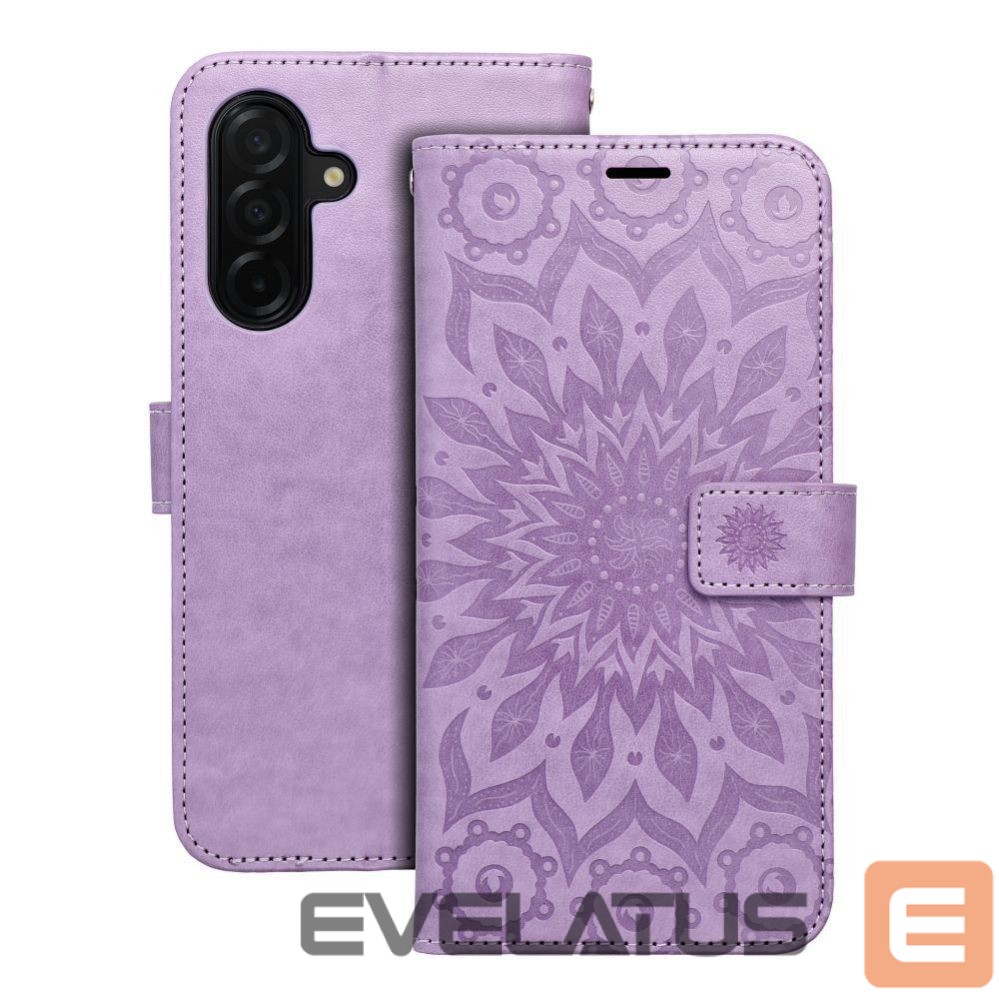Aizmugurējais vāciņš OEM - Flip case for Samsung A56 5G Mezzo Book mandala violet