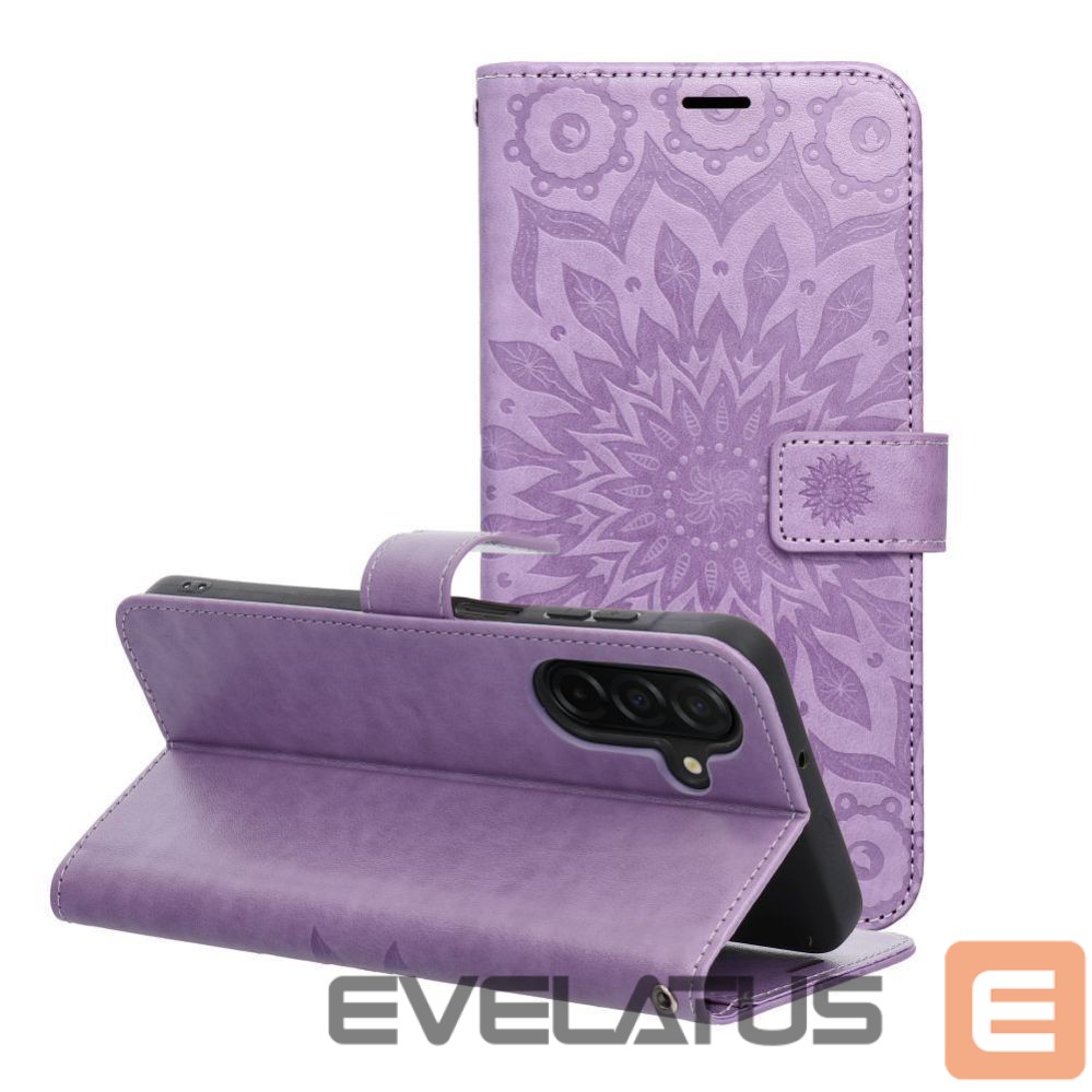 Aizmugurējais vāciņš OEM - Flip case for Samsung A56 5G Mezzo Book mandala violet
